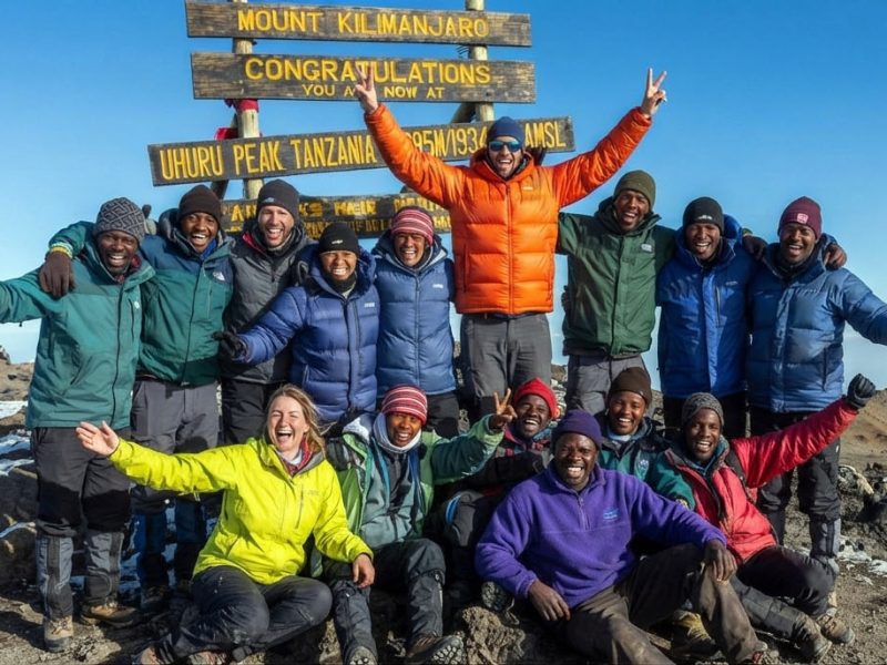 Mount Kilimanjaro summit Uhuru Peak success