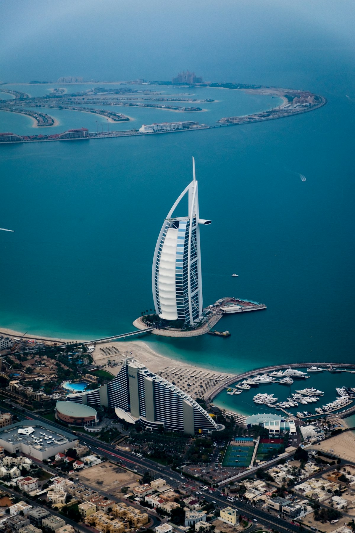 Luxury beachfront hotel on the Palm Jumeirah in Dubai