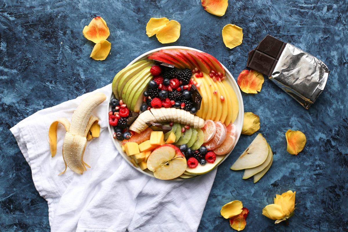Colourful tropical fruit tasting on a Zanzibar spice tour
